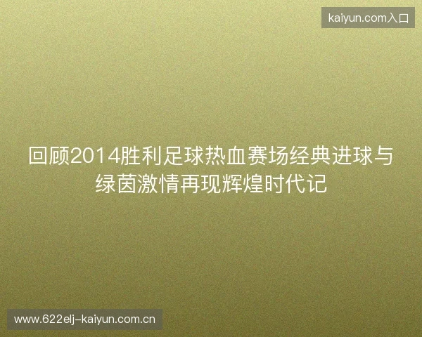 回顾2014胜利足球热血赛场经典进球与绿茵激情再现辉煌时代记